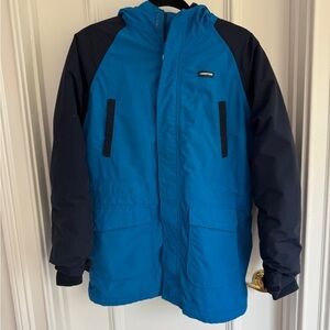 Lands End Squall Waterproof Winter Parka - Navy - Large 14-16
